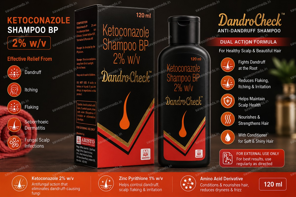 Dandrocheck 2% shampoo