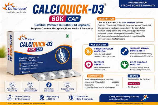 CALCIQUICK -D3 60K  CAP