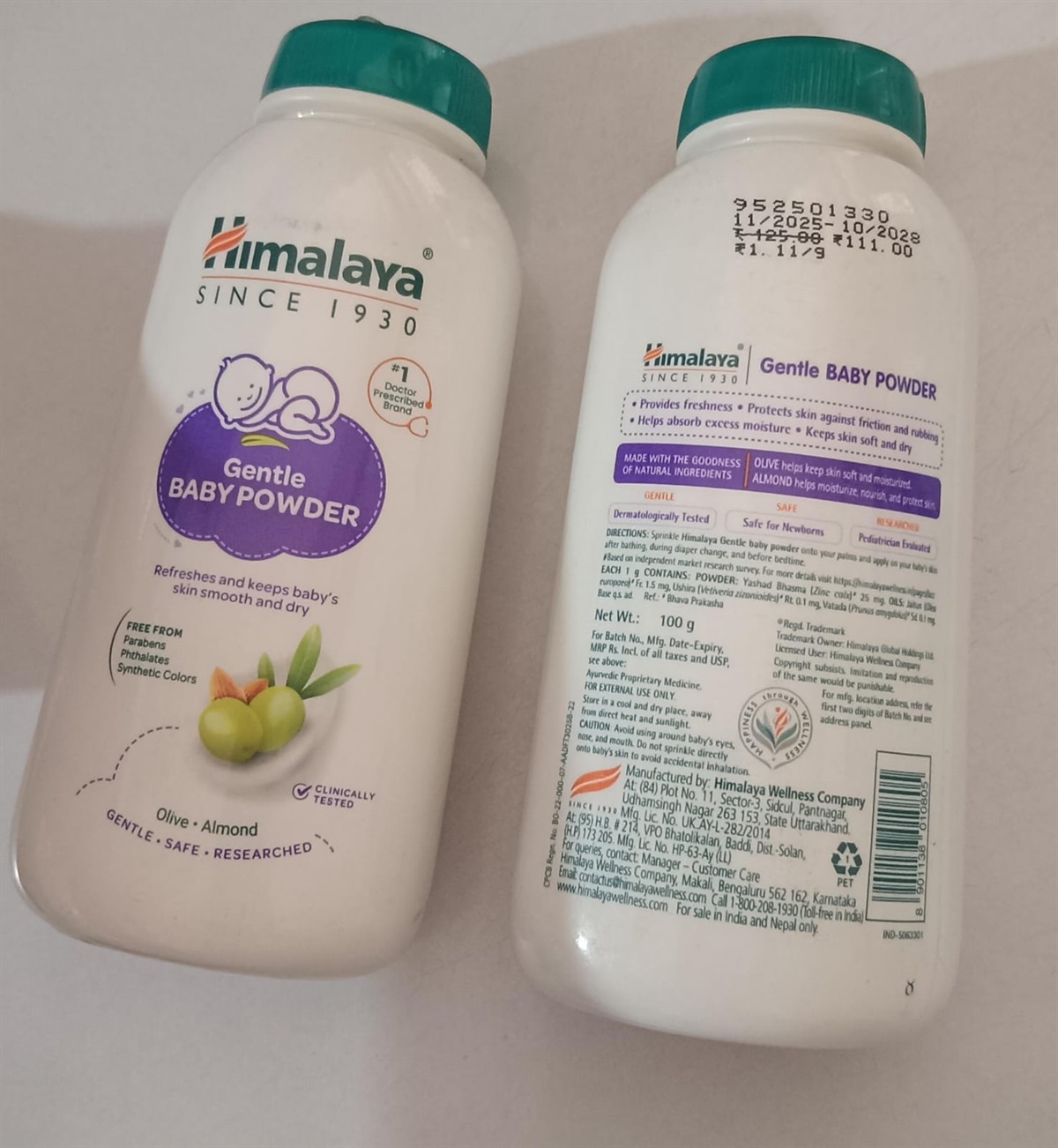 Himalaya gentle baby powder 100 g
