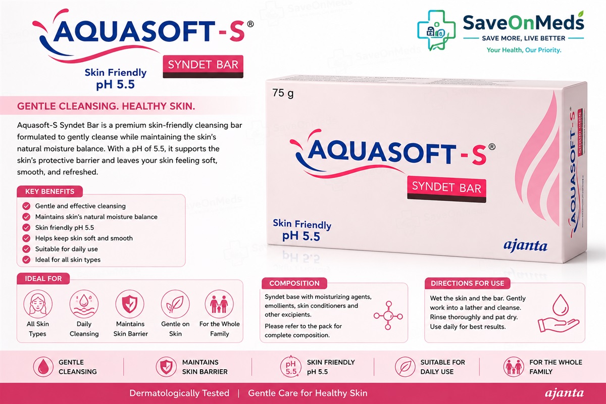 Aquasoft-s syndet bar 75 g