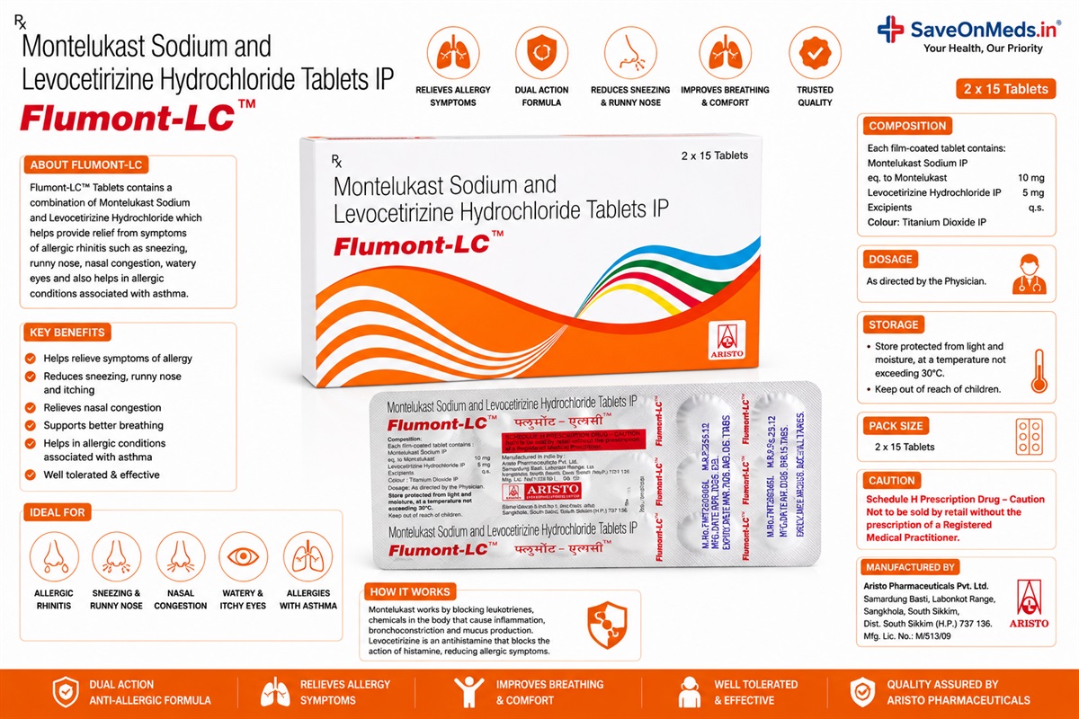 Flumont-lc tablets