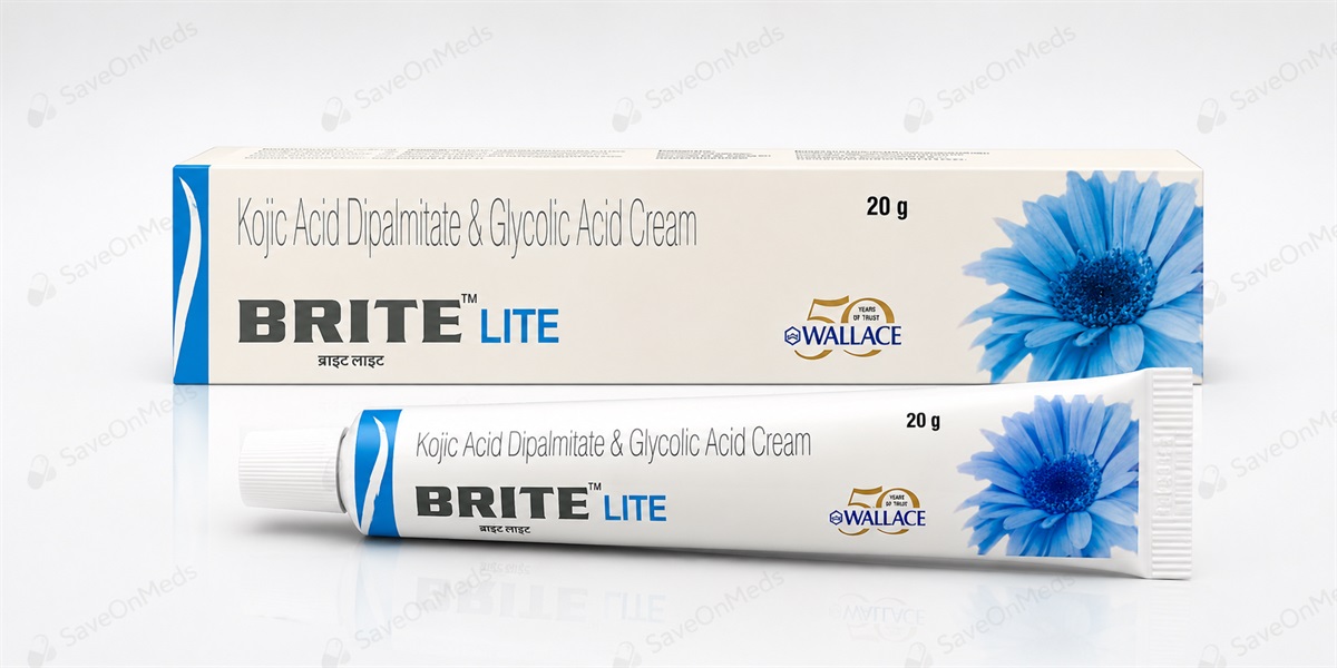 Brite lite cream 20g | kojic acid dipalmitate & glycolic acid cream