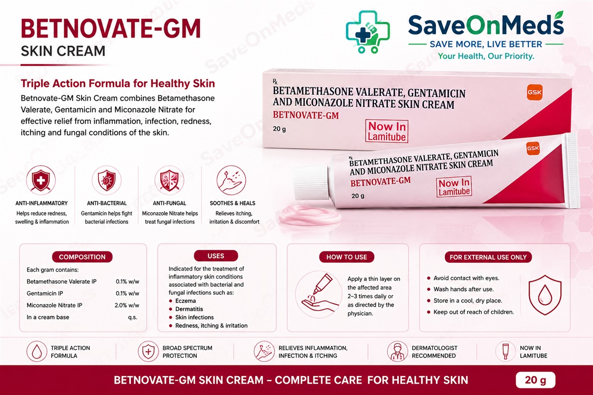 Betnovate-gm skin cream 20 g