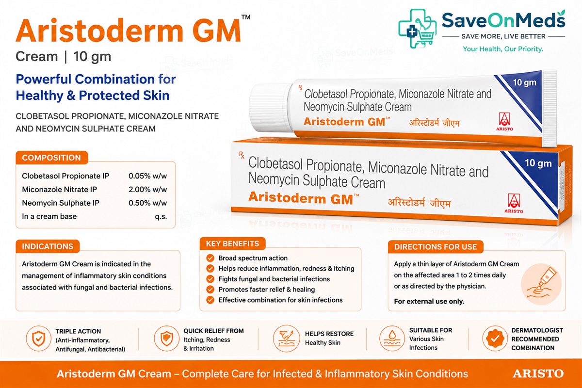 Aristoderm gm cream 10 gm