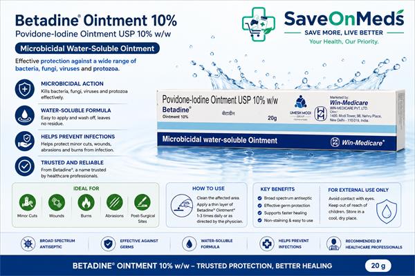 Betadine ointment 10% 20g