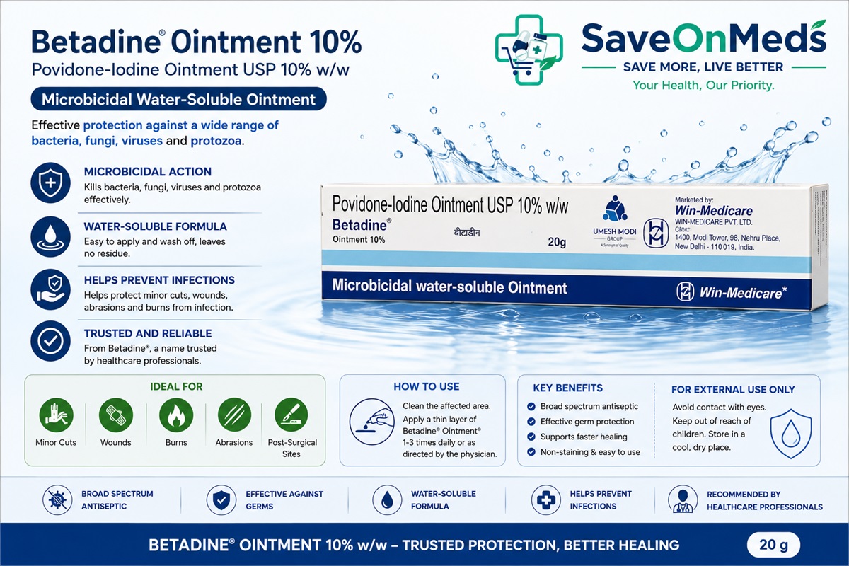 Betadine ointment 10% 20g