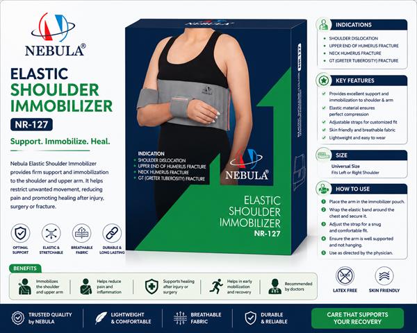 Nebula elastic shoulder immobilizer nr-127