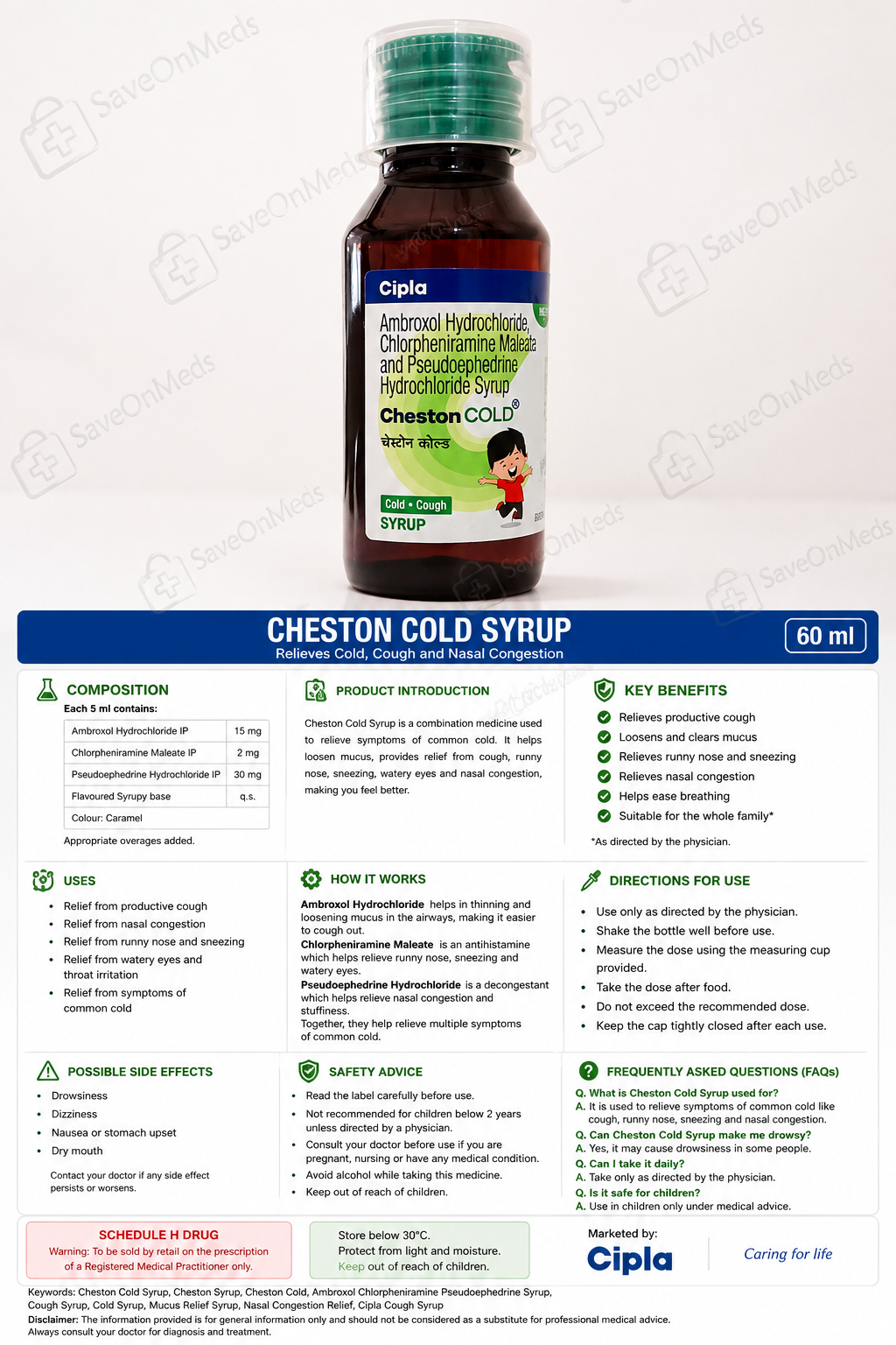 Cheston cold susp 60ml