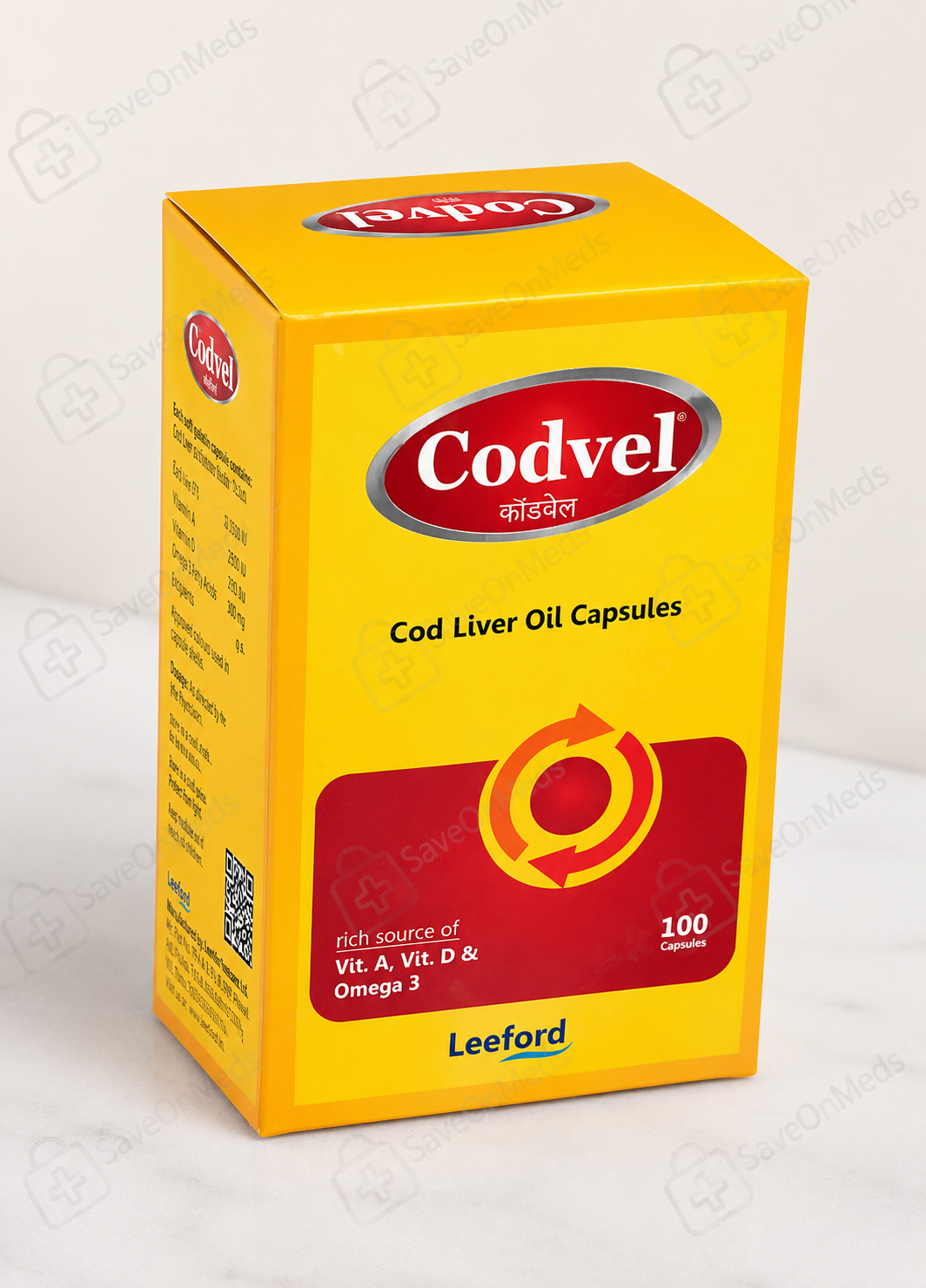 Codvel cod liver oil capsules 100's