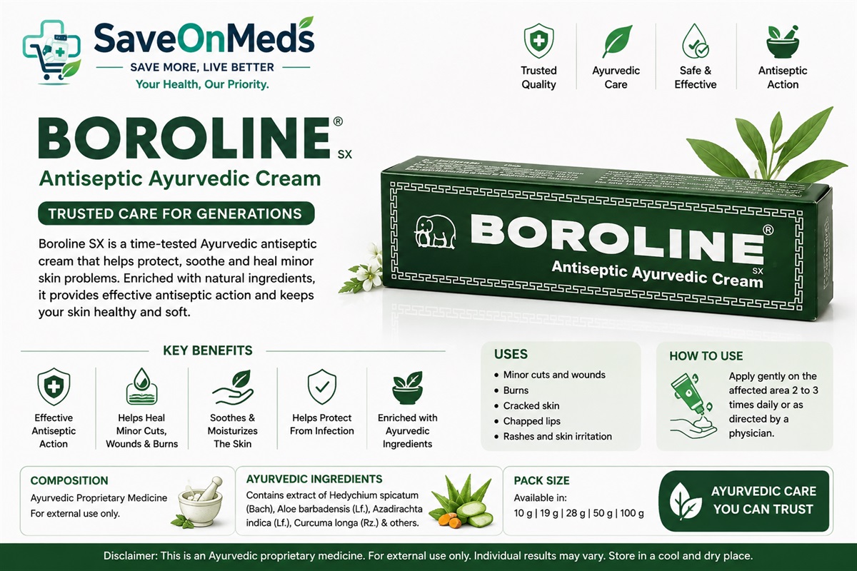 Boroline antiseptic ayurvedic cream