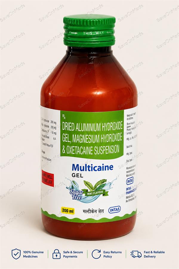 Multicaine gel 200 ml