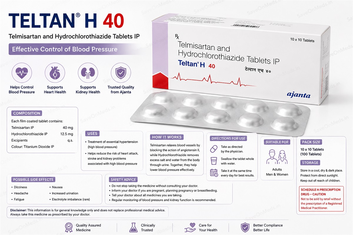 Teltan h 40 tablet