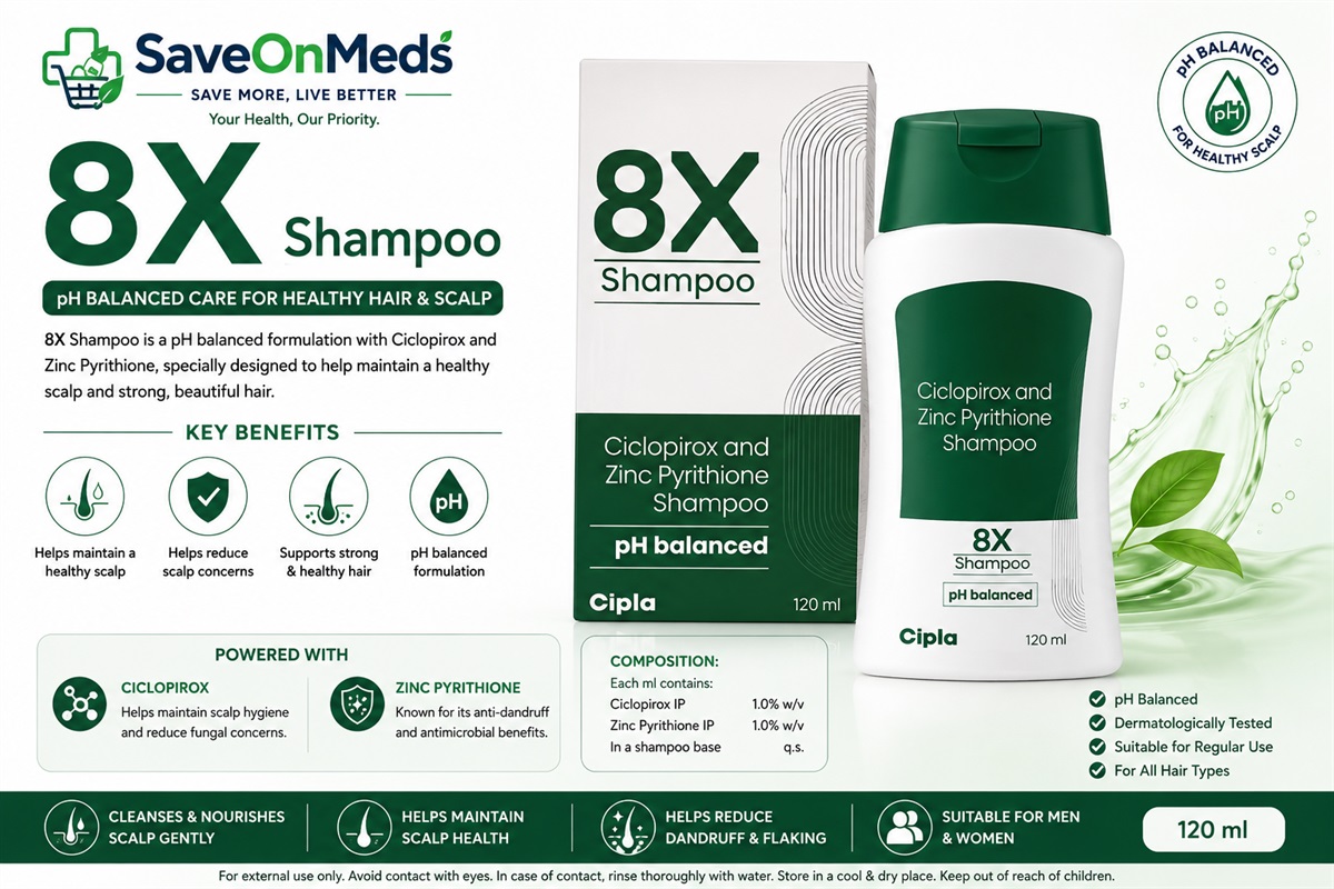 8x shampoo 120ml