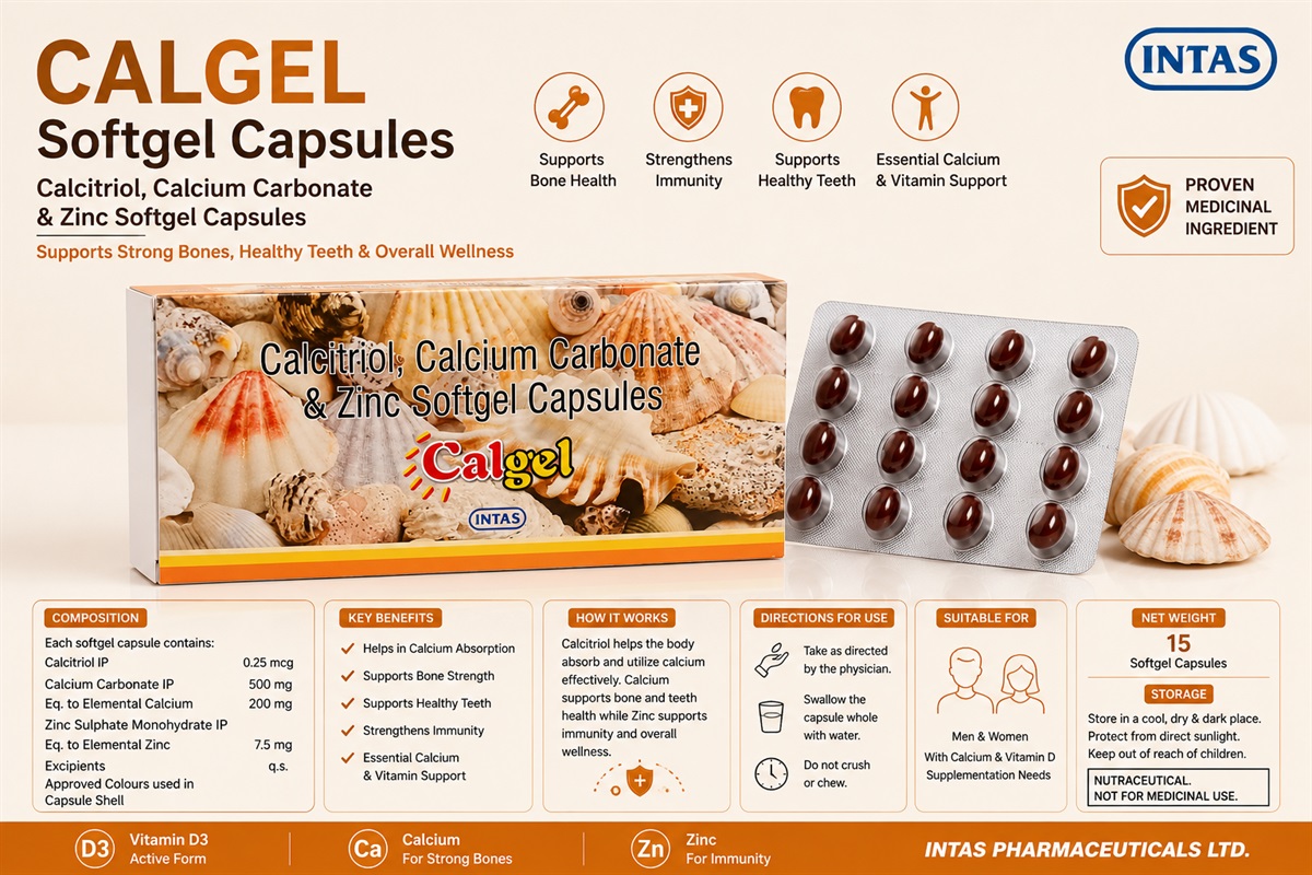 Calgel softgel capsules 15's