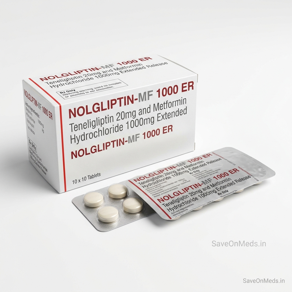 Nolgliptin-mf 1000 er